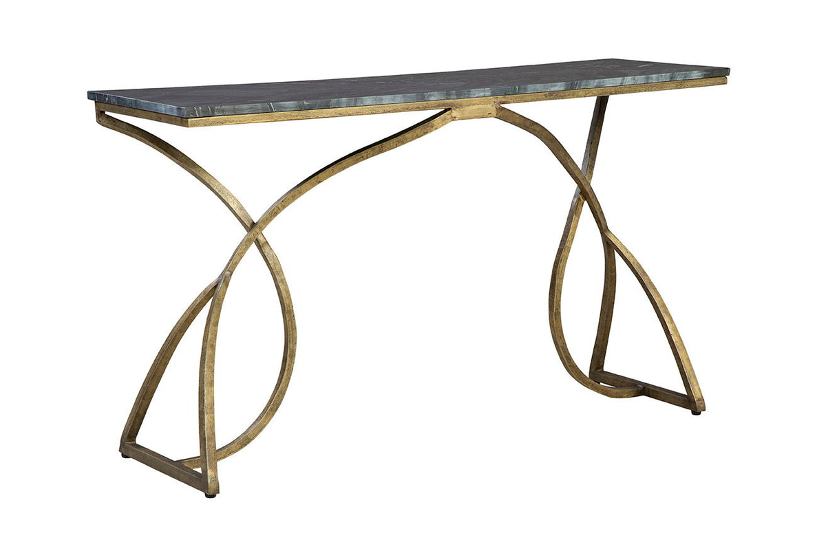 Nantes - Console - Dark Gray / Gold