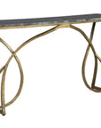 Nantes - Console - Dark Gray / Gold