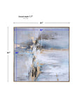 Road Less Traveled - Abstract Art - Blue