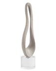 Oval Harmony - Sculpture - Gray