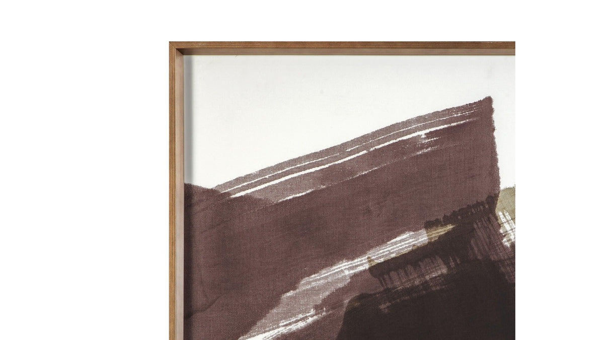 Eclectic-Fuse Framed Print - Brown