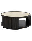 Rivera - Coffee Table - Espresso Oak / Gold