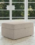 Sky - Fabric Storage Ottoman
