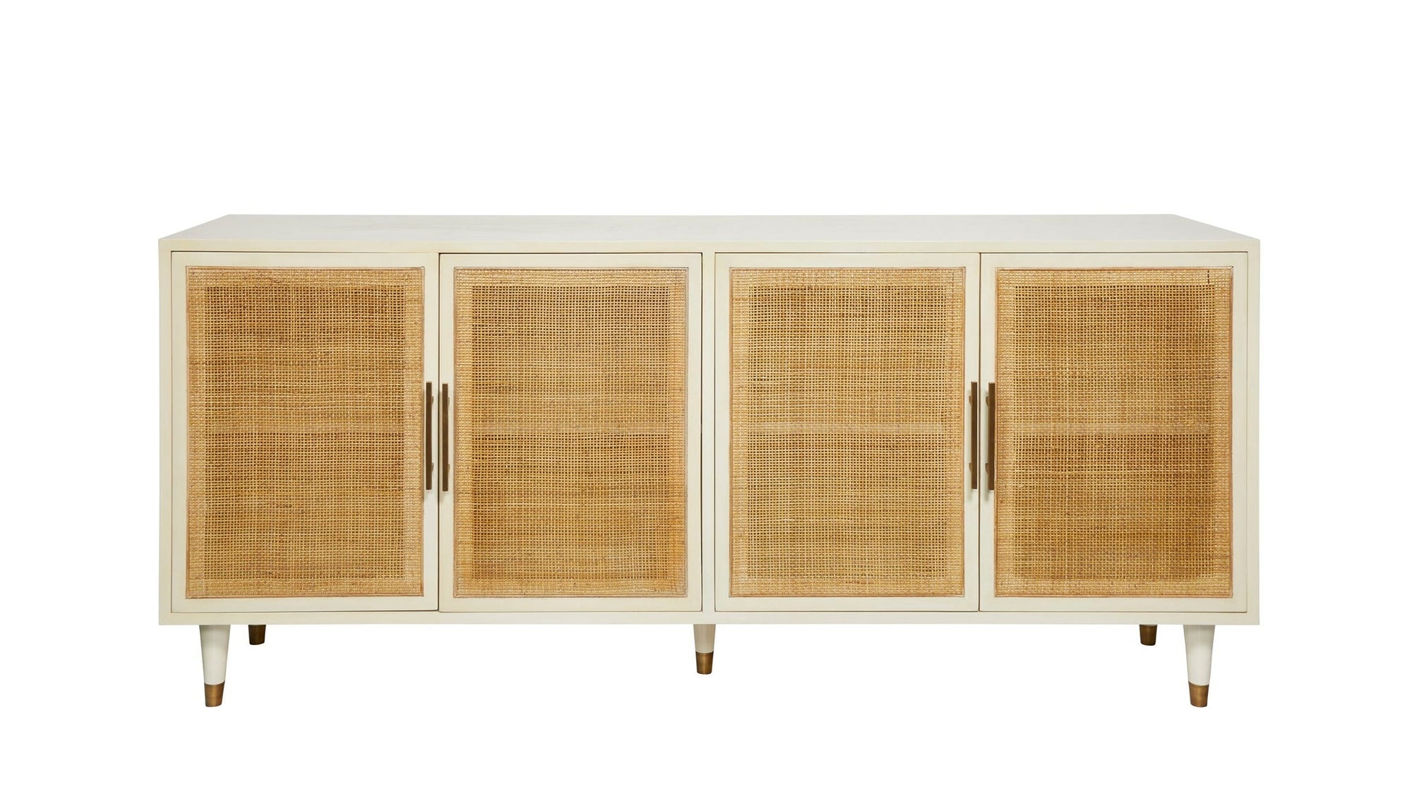 Nassau - Caned Buffet - Light Brown / White