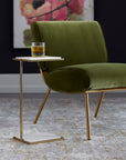 Elevate - Marble Drink Table - White