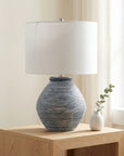 Midlands - Table Lamp - Blue / White