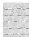 Linear Marks Canvas Art - White