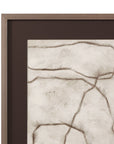 Conversations In The Present Framed Print - Gray / Off White