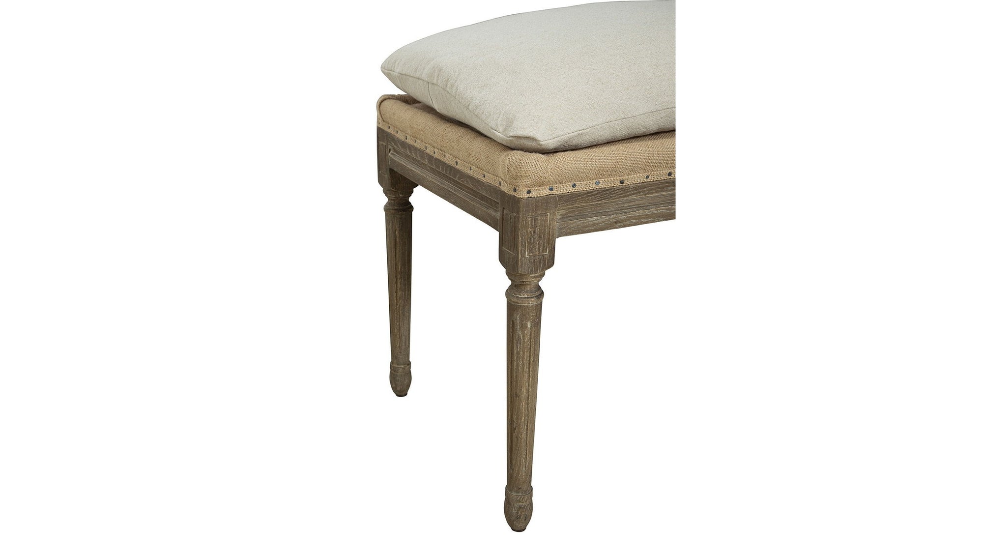 Milton - Bench - Beige / Light Brown