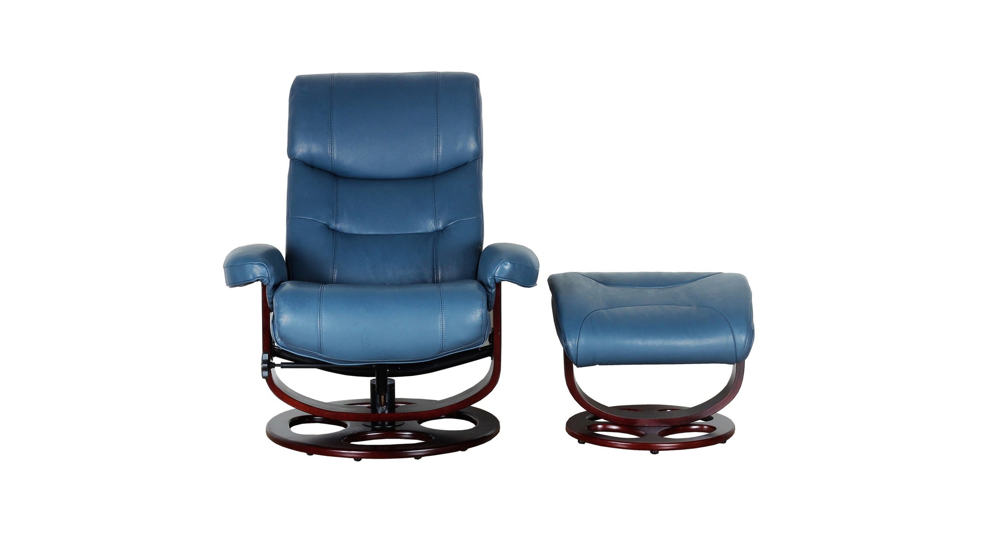 Dawson - Swivel Pedestal Recliner And Ottoman