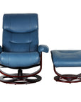 Dawson - Swivel Pedestal Recliner And Ottoman