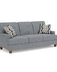 Moxy - Fabric Sofa, T-Shaped Seat Cushion, Straight Track Arms