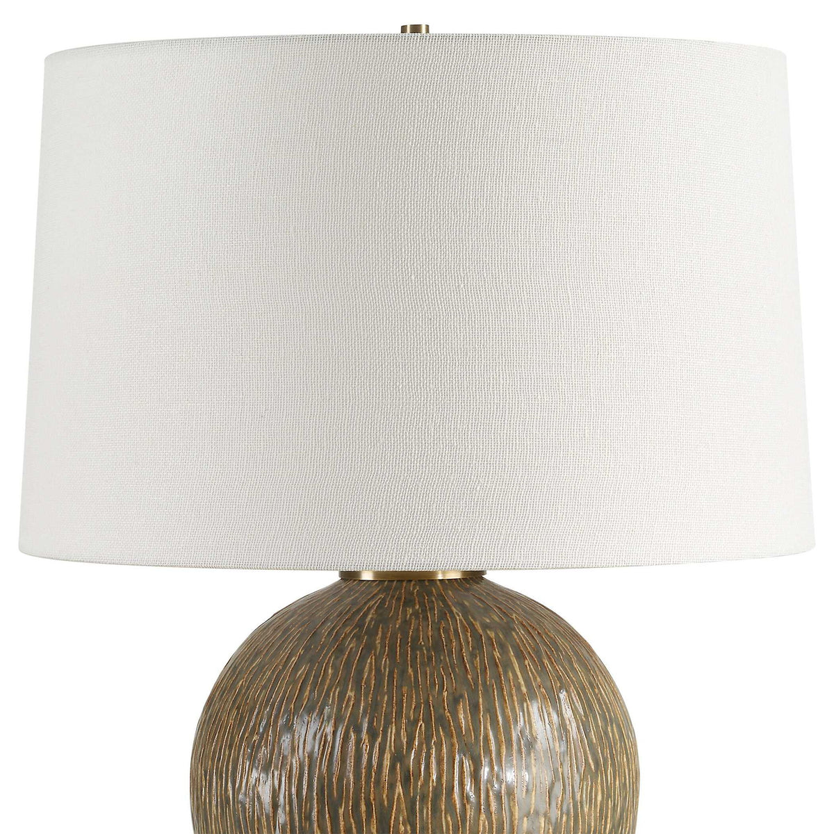 Rya - Ceramic Table Lamp - Brown