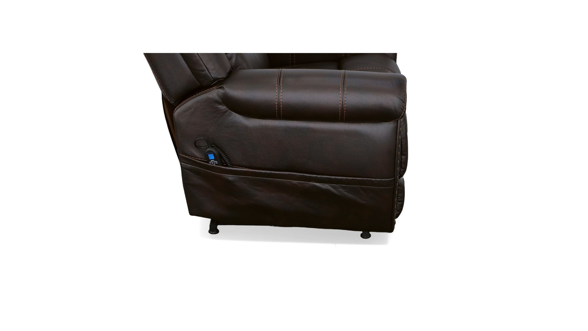 Oscar - Power Lift Recliner With Right-Hand Control &amp; Power Headrest - Molasses