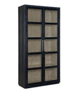 Linville Falls - Shou Sugi Ban Curio Cabinet - Black