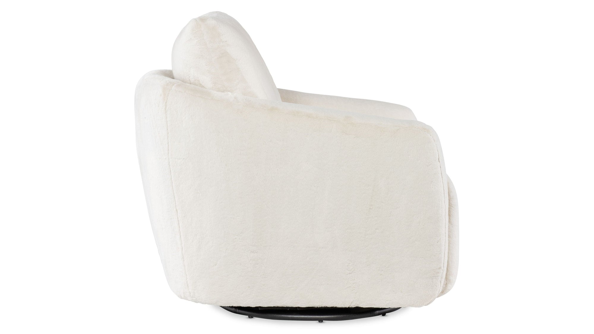CC - Bonnie Swivel Chair With Power Footrest - White