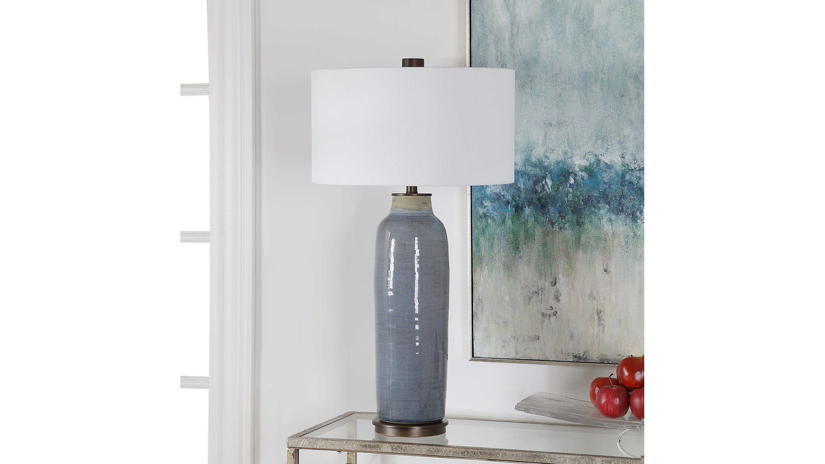 Vicente - Slate Table Lamp - Blue