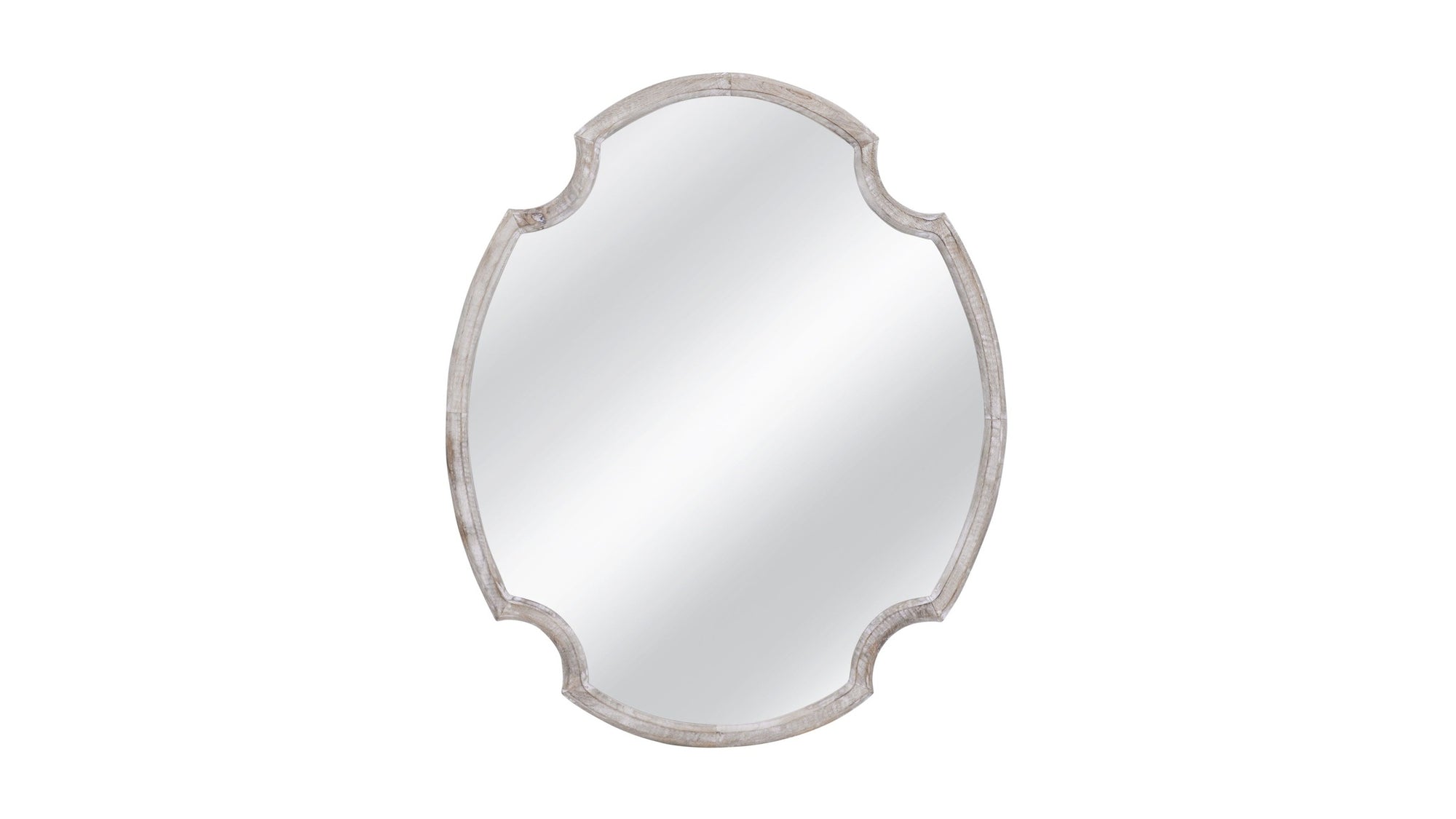 Fairvale - Wall Mirror - White Wash