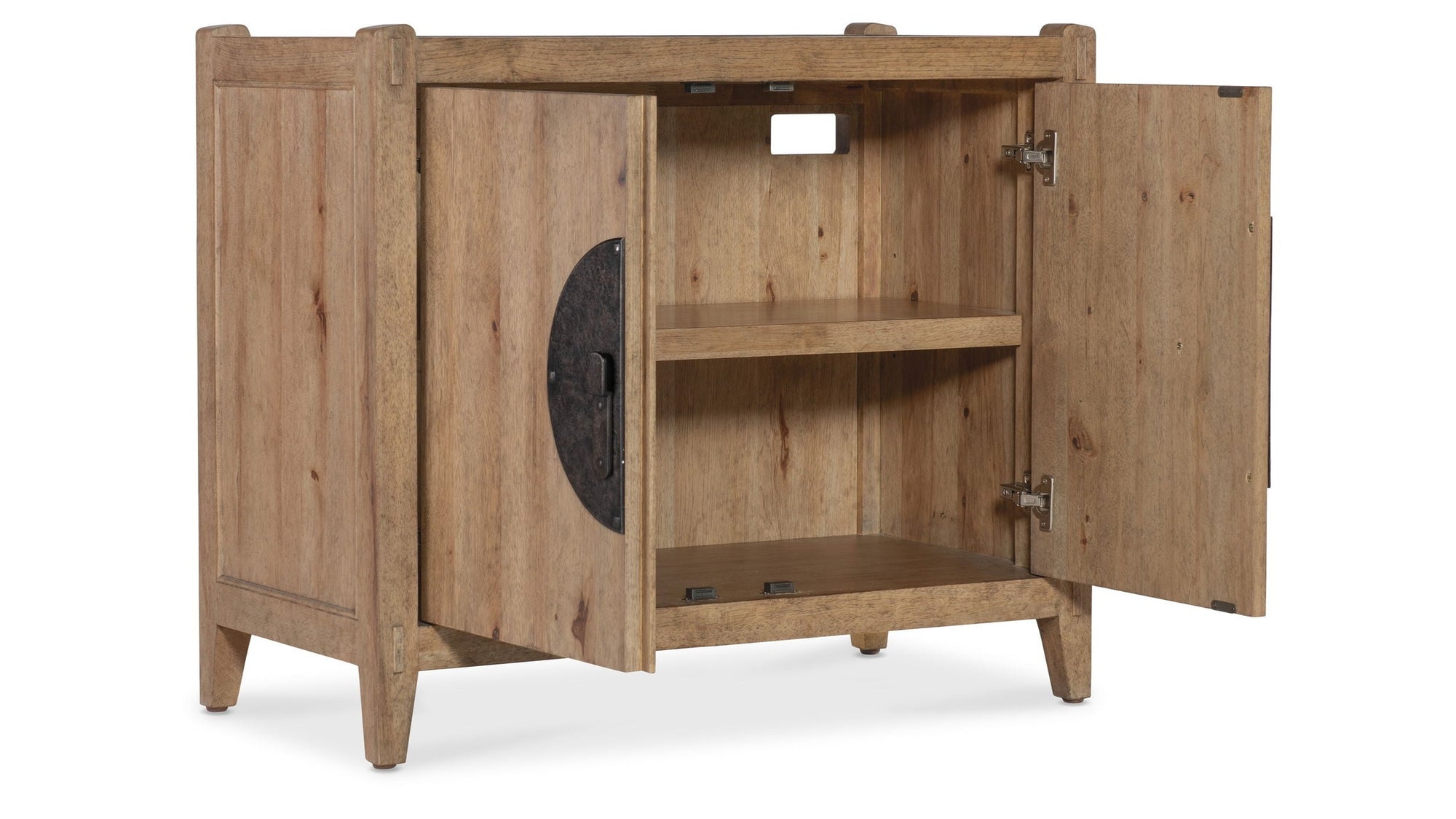 Vineyard Row - Two-Door Nightstand - Light Brown