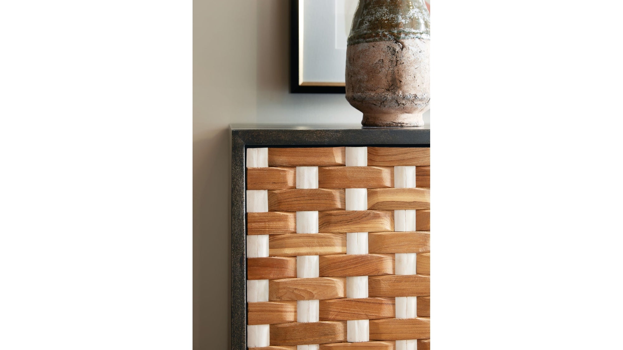Commerce And Market - Weaver 2-Door Accent Chest - Dark Gray