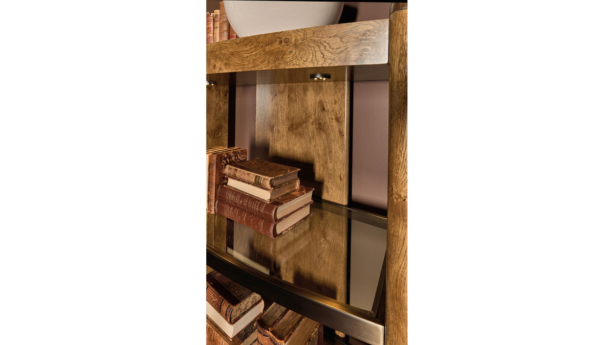 Melange - Romano Etagere - Dark Brown