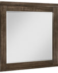 Cool Rustic - Landscape Mirror with Beveled Glass