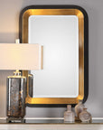 Niva - Metallic Wall Mirror - Gold