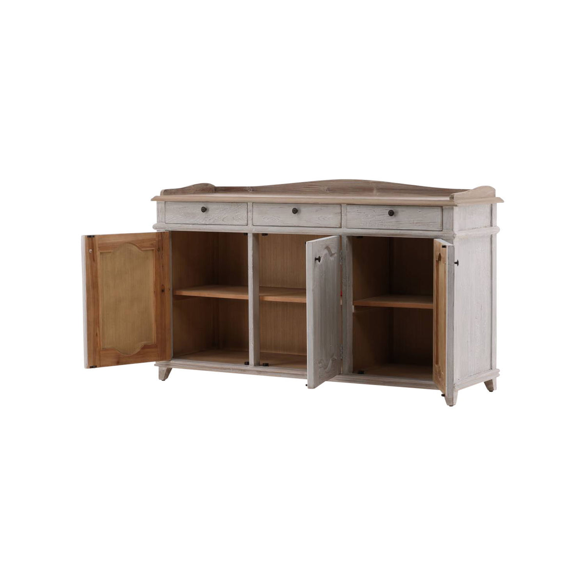 Old Country - Sideboard - Light Gray / Light Brown