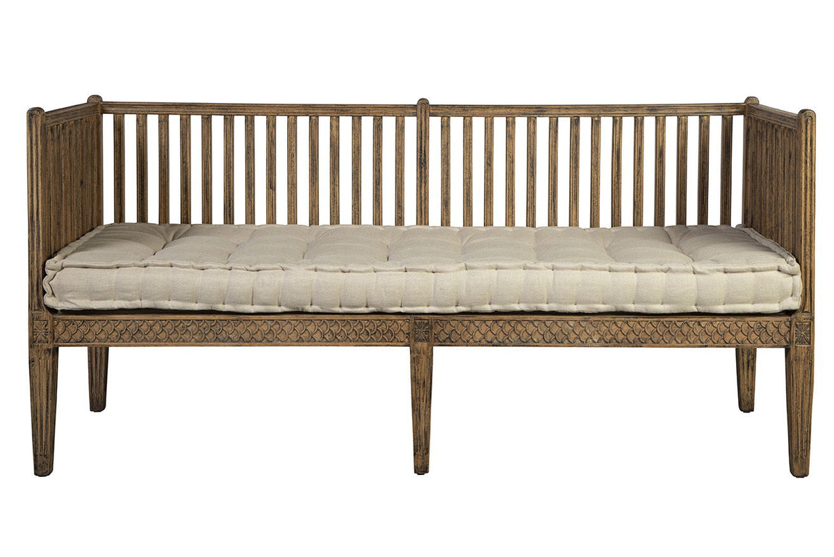 Depaul - Settee - Dark Brown