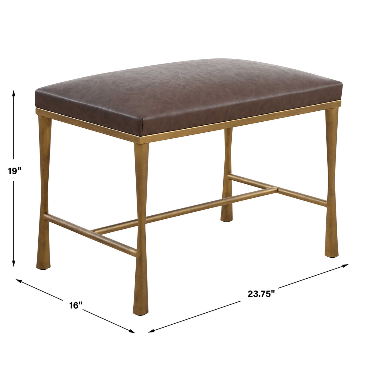 Reform - Small Bench - Gold