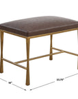 Reform - Small Bench - Gold