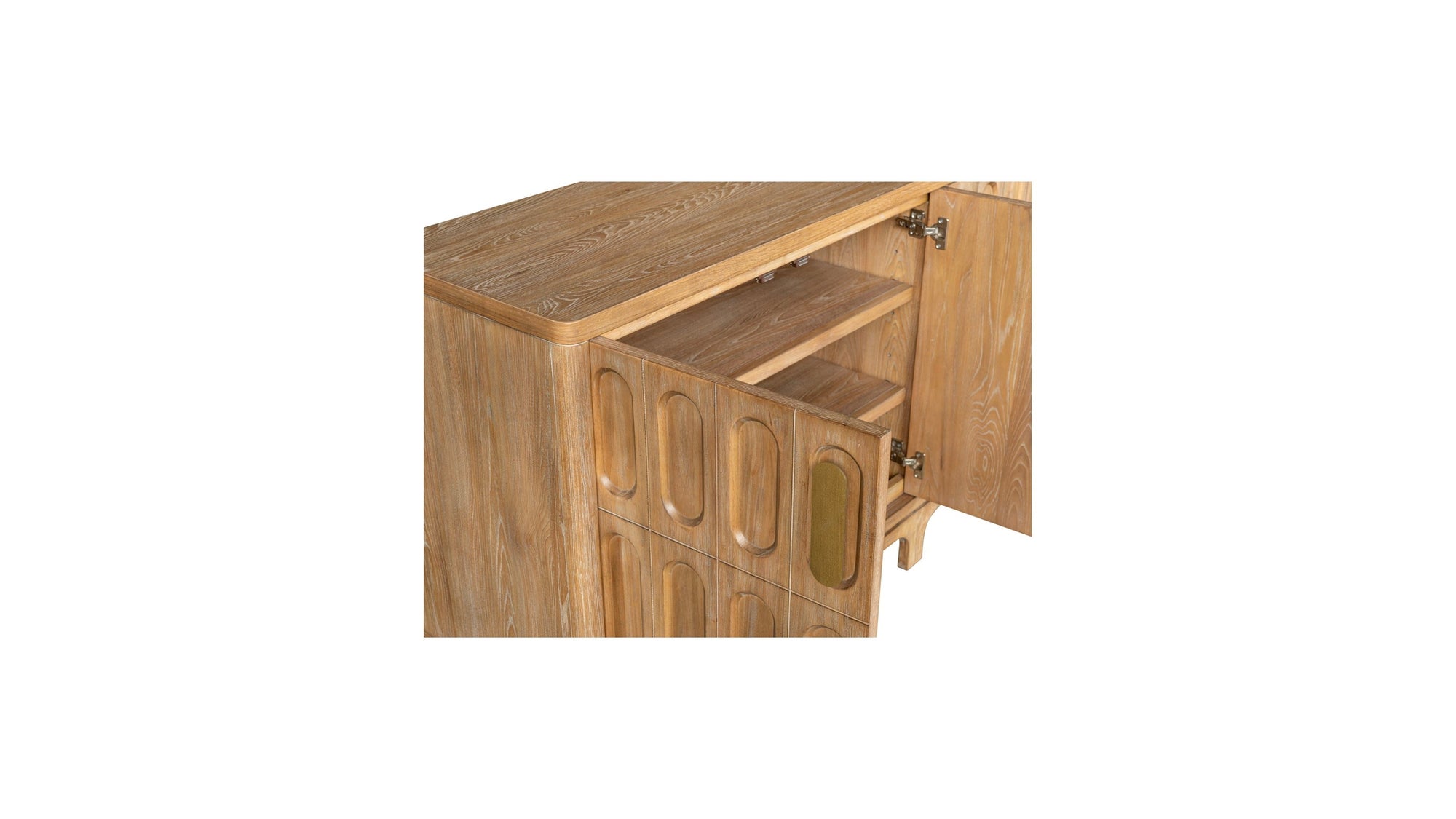 Ryder - Server - Chestnut Elm / Antique Brass