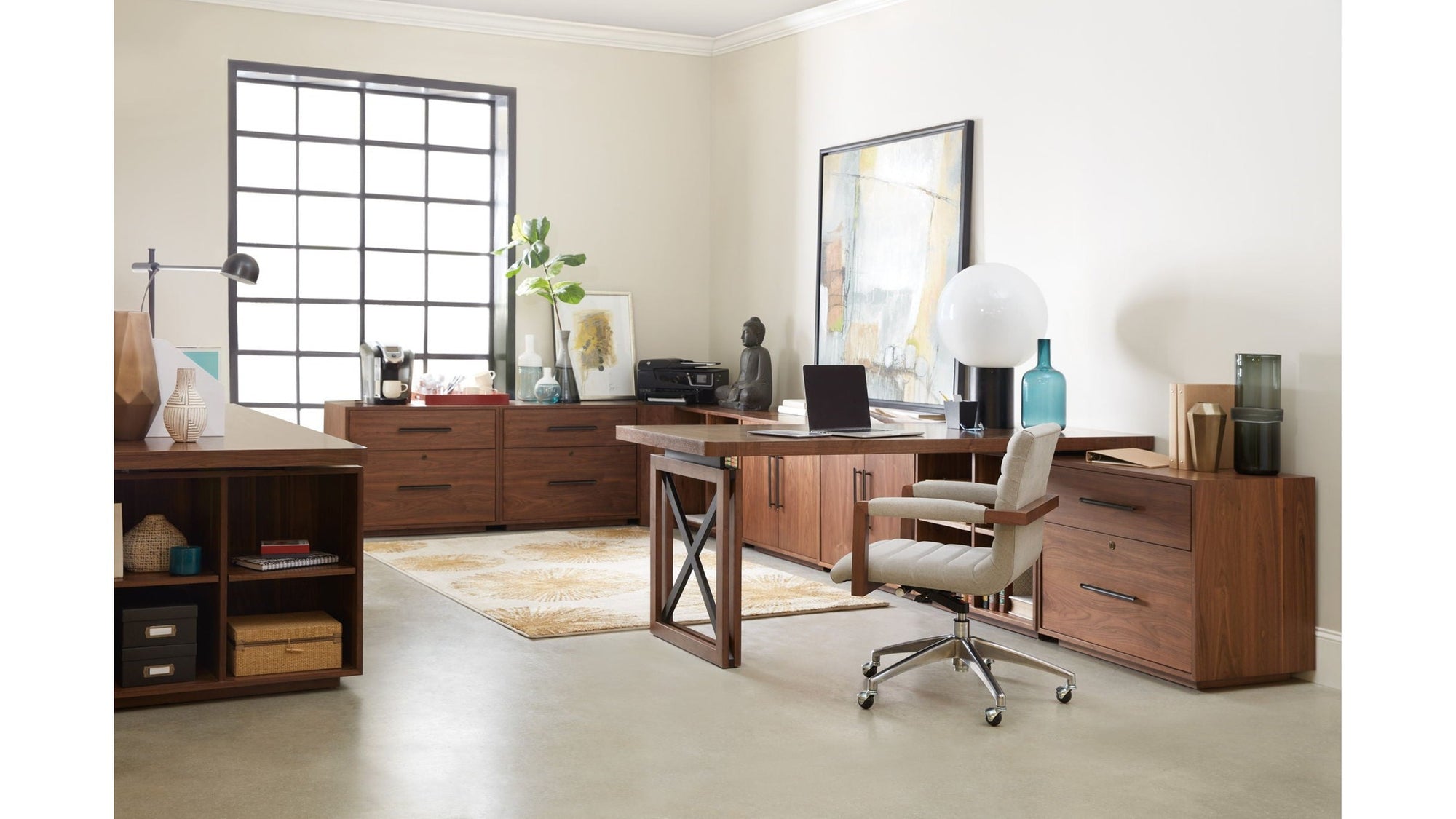 Elon - Two-Door Cabinet - Dark Brown
