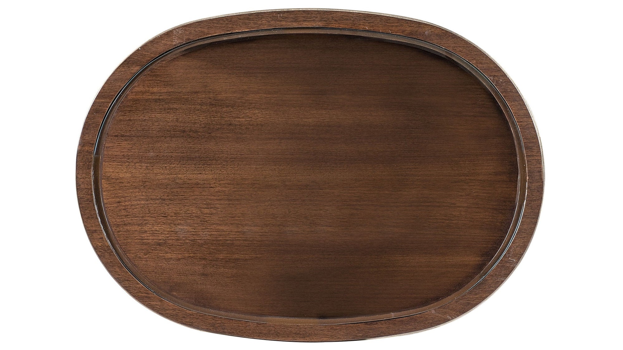 Melange - Contours Side Table - Dark Brown