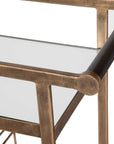 Carrinho - Antique Bar Cart - Brass