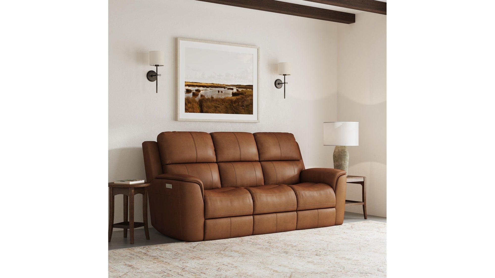 Henry - Power Reclining Sofa With Power Headrests &amp; Lumbar