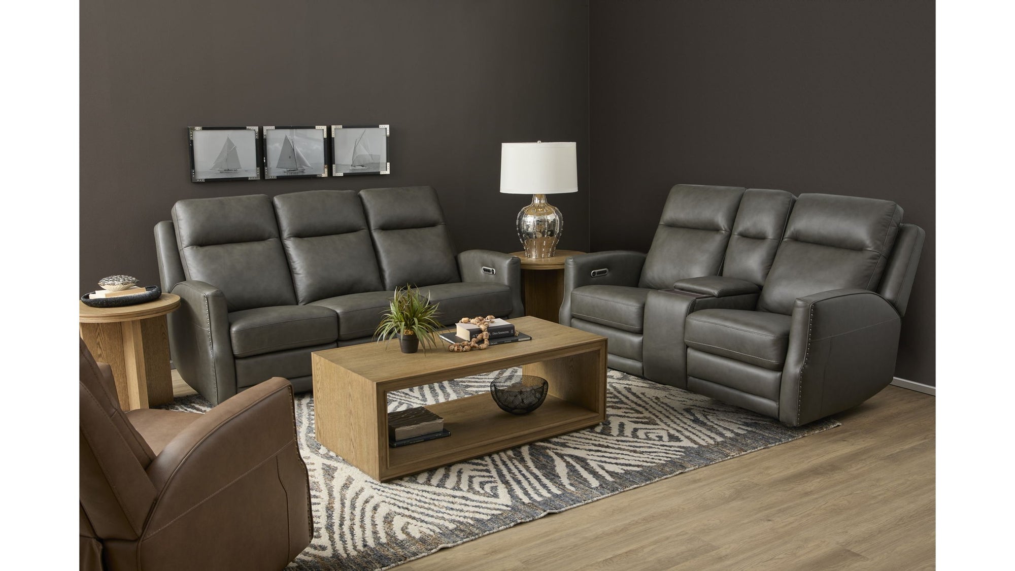 Maxwell - Power Reclining Sofa With Power Headrests And Lumbar