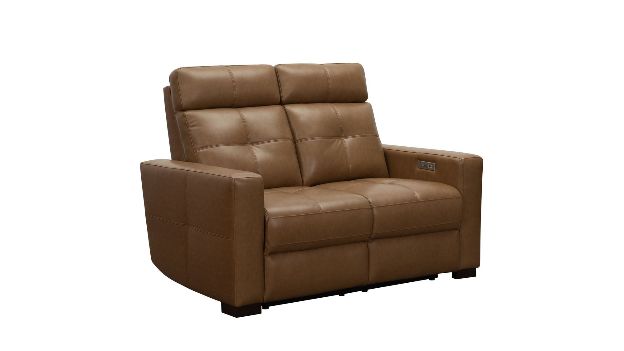 Cara - Loveseat With Power Recline, Power Headrest And Power Lumbar - Light Brown