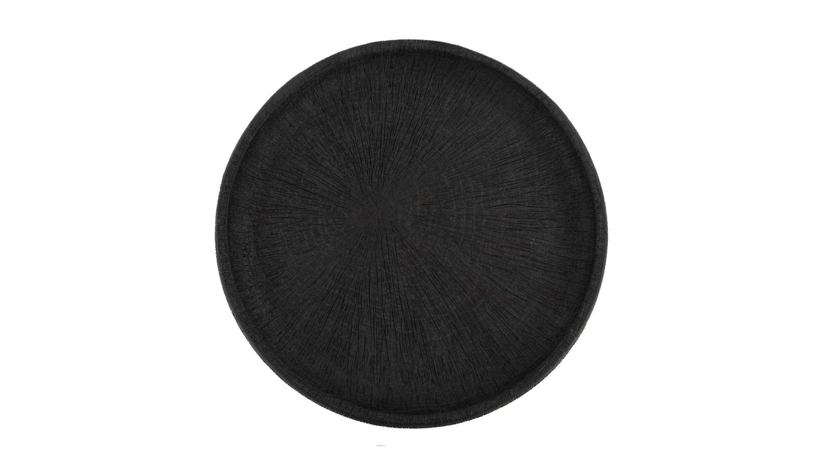 Resonance - Indoor-Outdoor Resin Bowl - Black