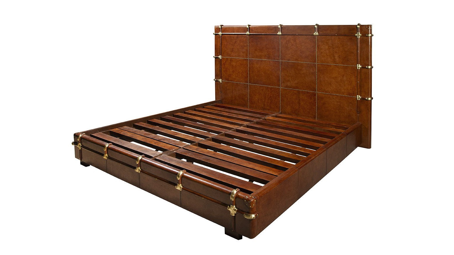 Gentlemen's - King Bed - Dark Brown