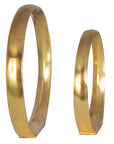 Jimena - Ring Sculptures (Set of 2) - Gold