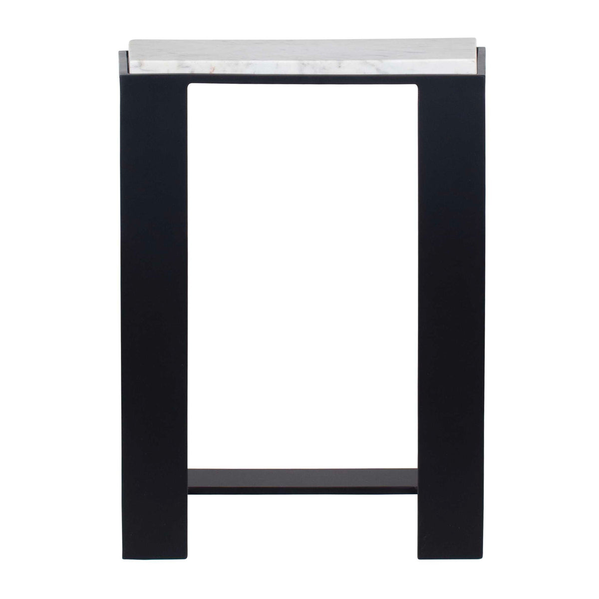 Kenora - Marble Accent Table - White
