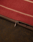 Calhoun - Full Comforter Set (Set of 5) - Red / Brown