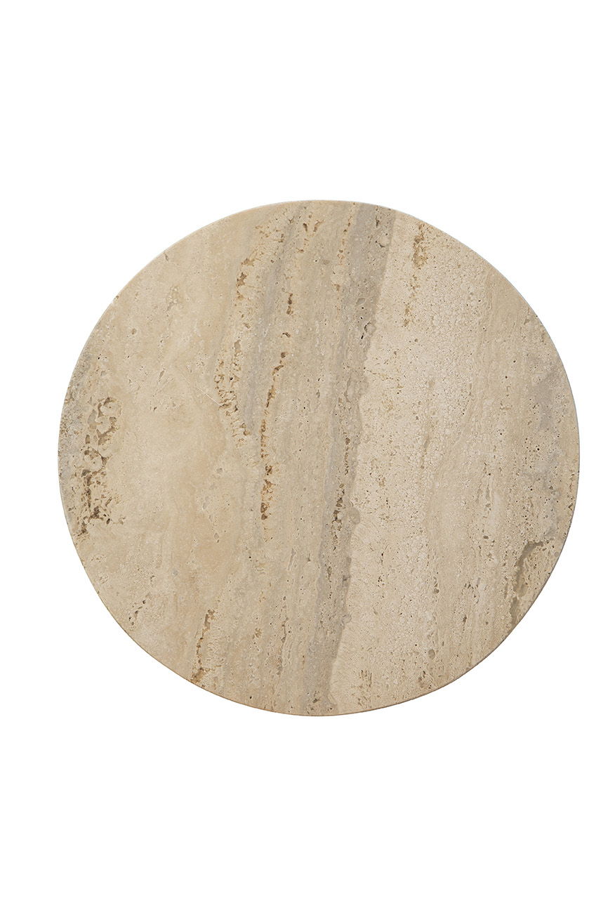Jasper - Side Table - Beige / Gold