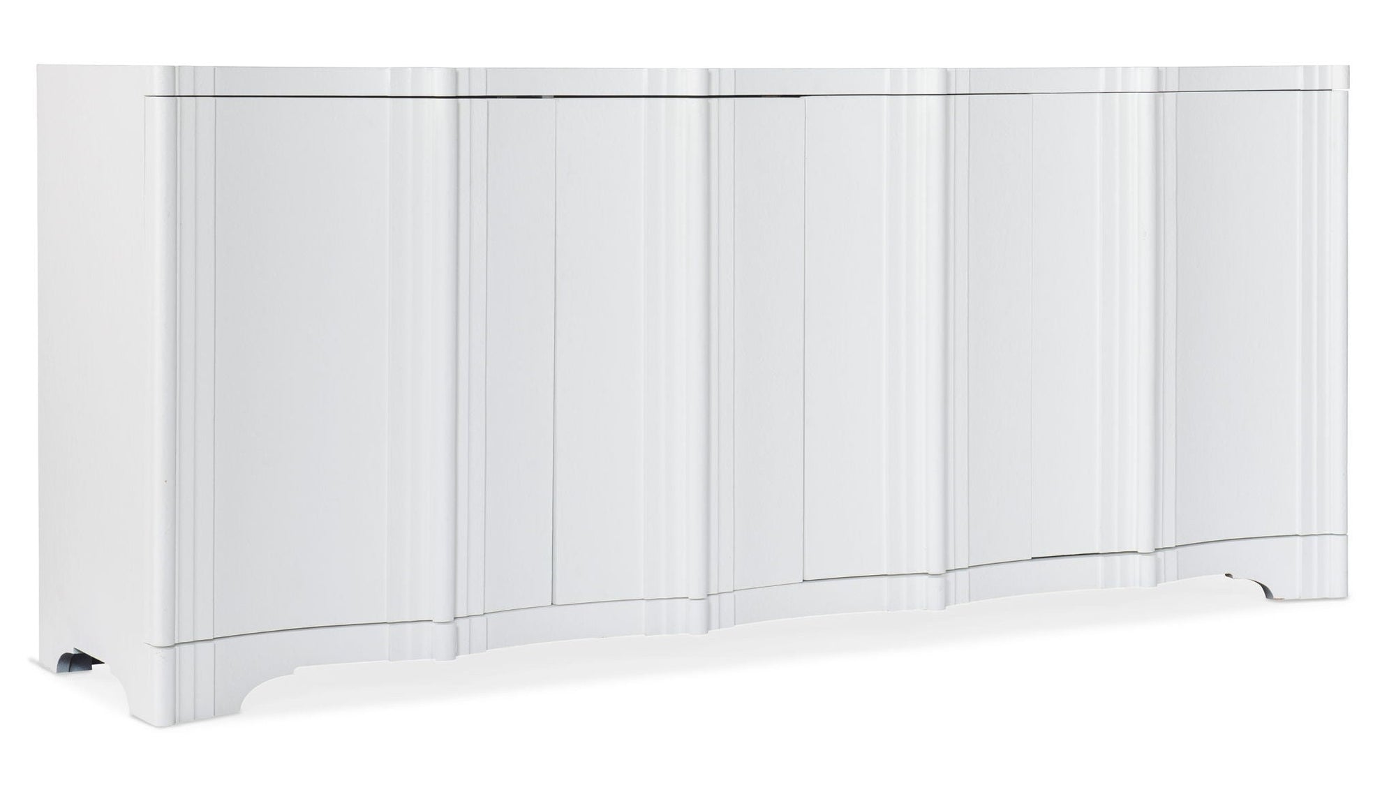 Melange - Corinth 4-Door Entertainment Console - White