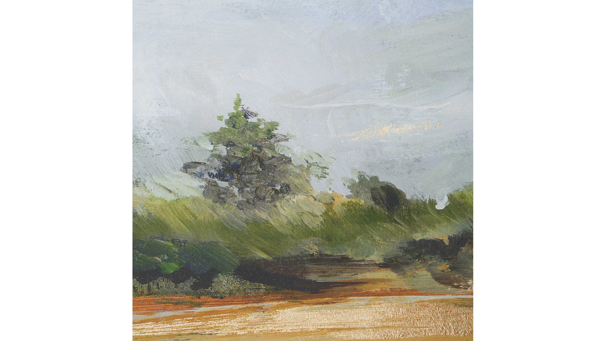 Whispering Cloudscapes - Landscape Print - Light Brown