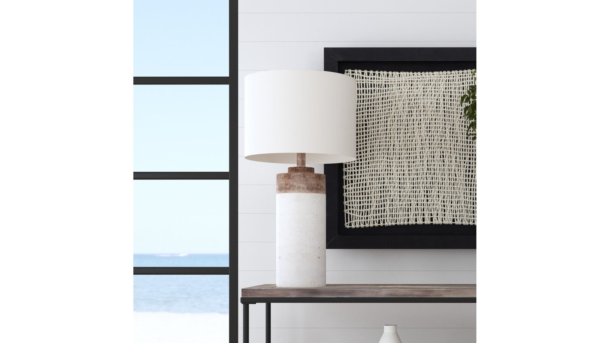 Lamar - Table Lamp - White