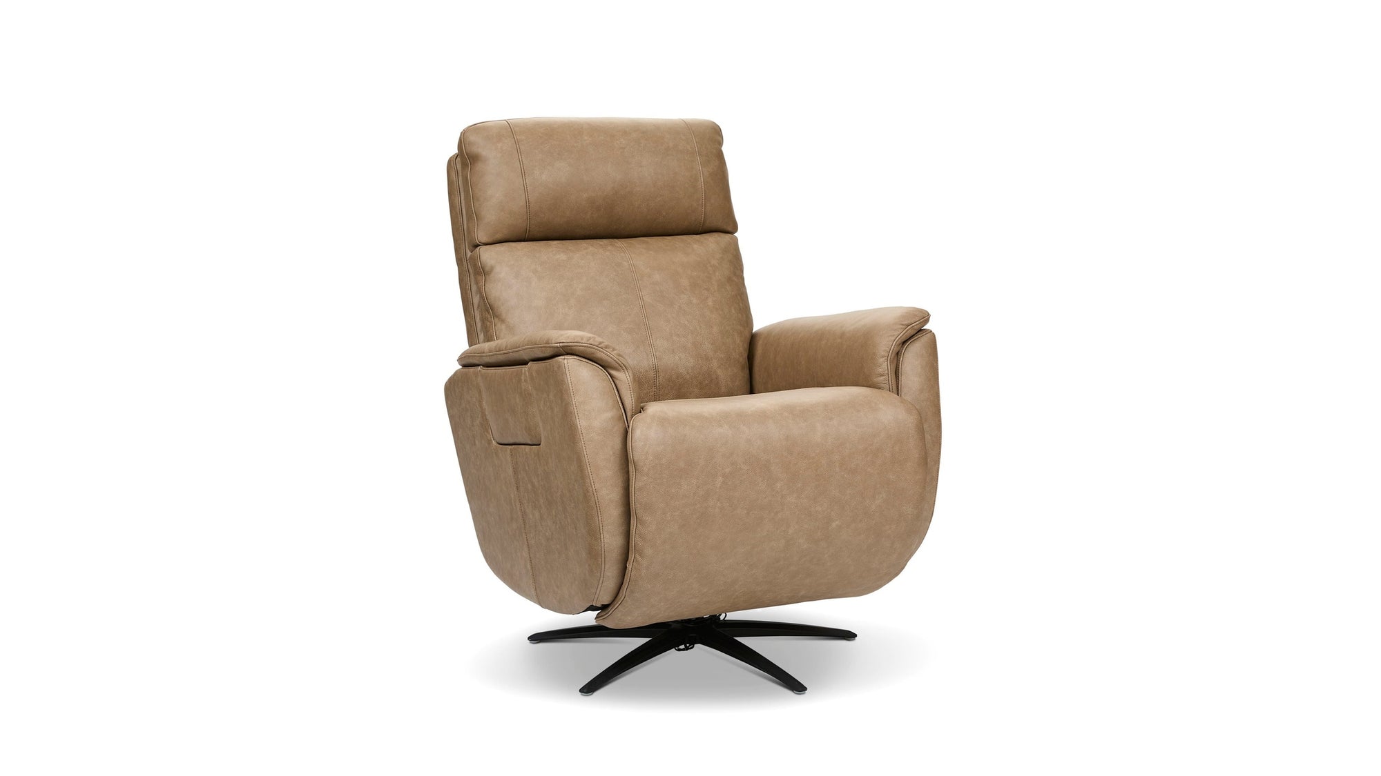 Cove - Power Swivel Recliner With Power Headrest, Lumbar, Heat, & Massage