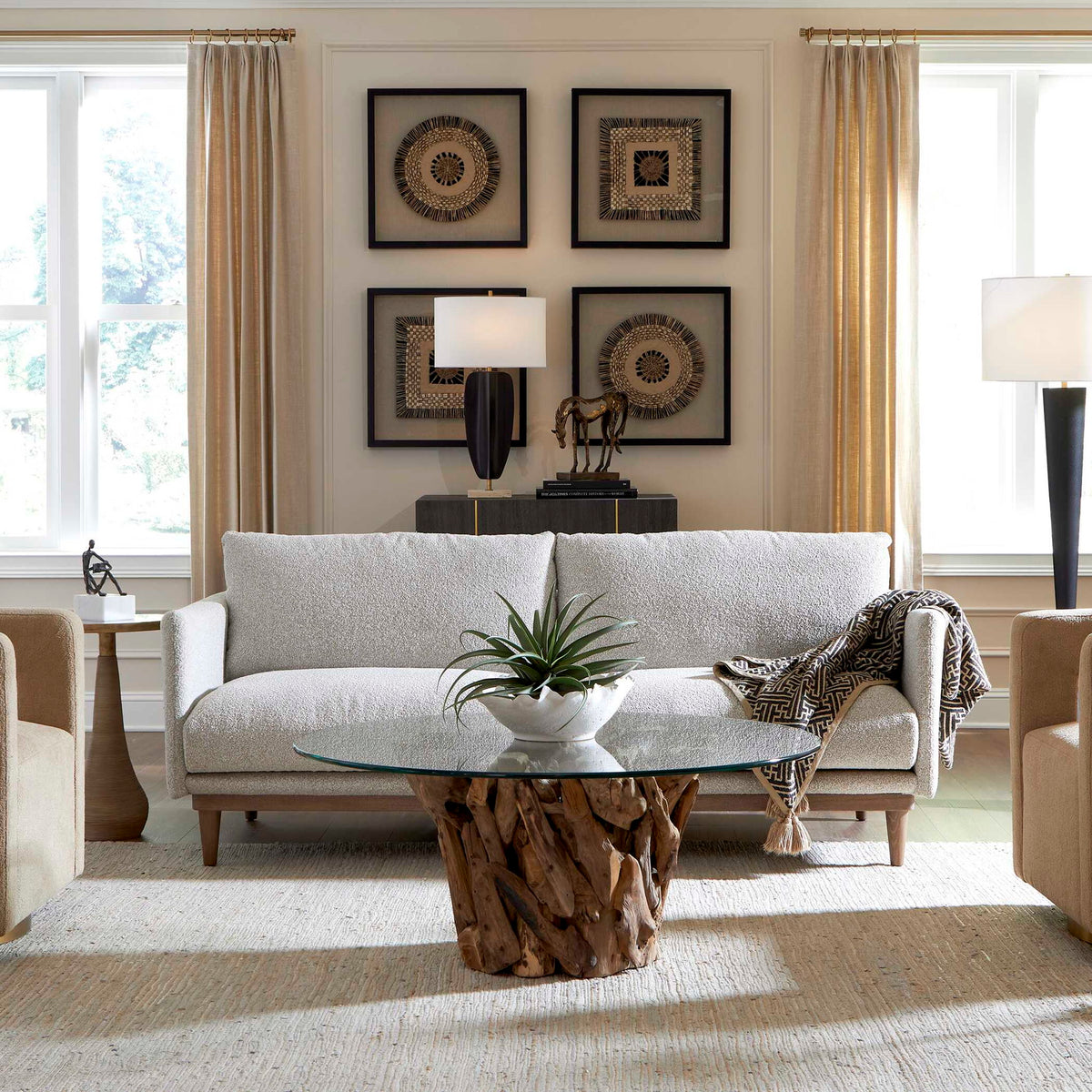 Freefall - Ceruse Sofa - Gray