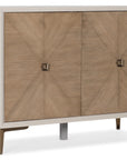 Melange - Lisette Hall Chest - Beige / Light Brown